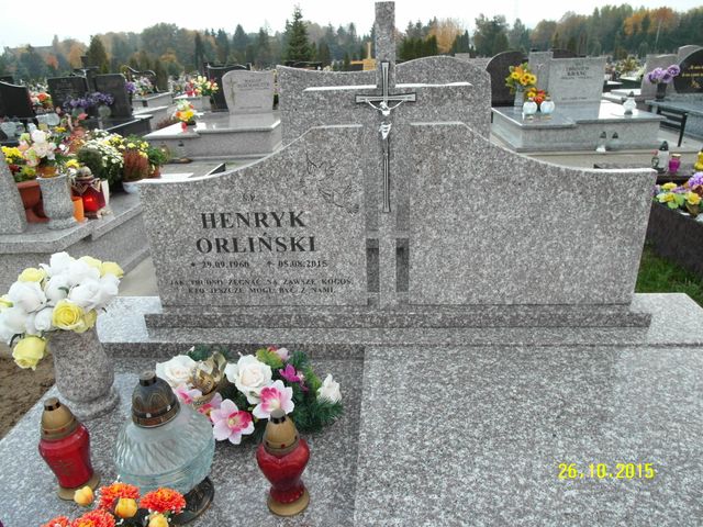 Grób Maria Orlińska 