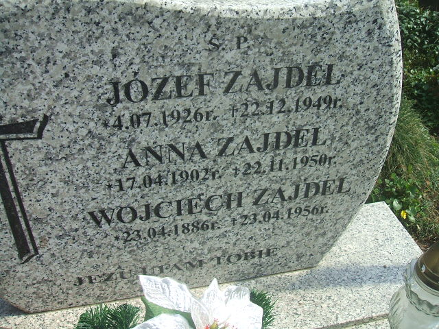 Wojciech Zajdel 1886 Krosno - Grobonet - Wyszukiwarka osób pochowanych