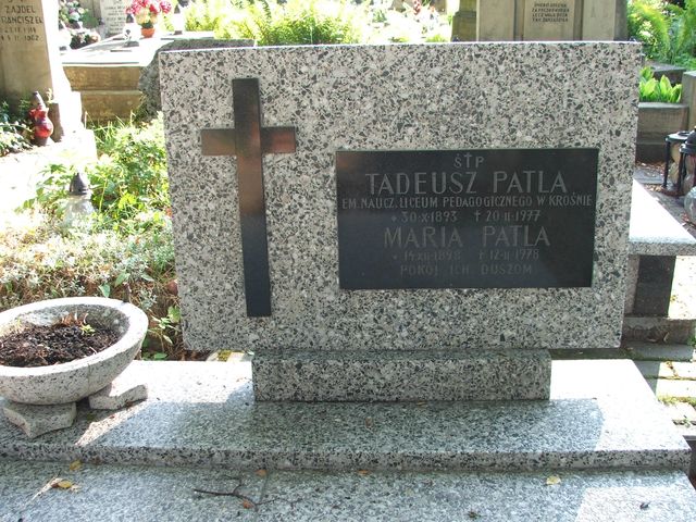 Maria Patla 1898 Krosno - Grobonet - Wyszukiwarka osób pochowanych