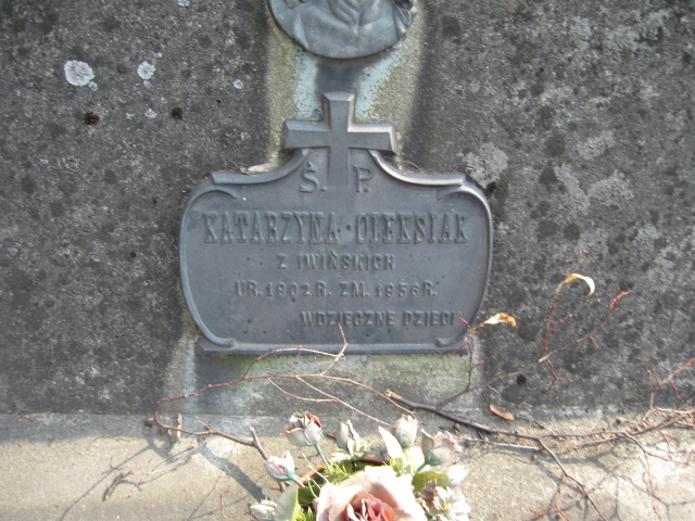 Katarzyna Oleksiak 1902 Krosno - Grobonet - Wyszukiwarka osób pochowanych