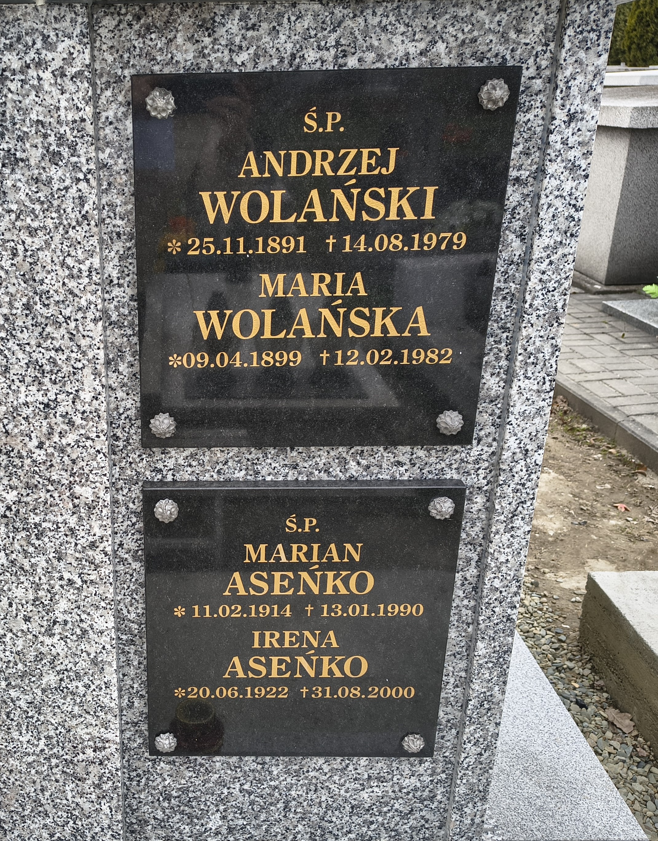 Grób Irena Aseńko