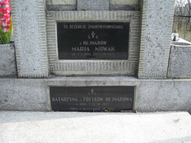 Maria Nowak 1894 Krosno - Grobonet - Wyszukiwarka osób pochowanych