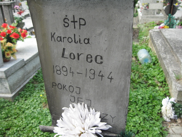 Karolia Lorec 1894 Krosno - Grobonet - Wyszukiwarka osób pochowanych