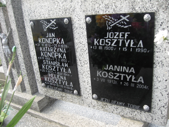 Stanisław Kosztyła 1937 Krosno - Grobonet - Wyszukiwarka osób pochowanych