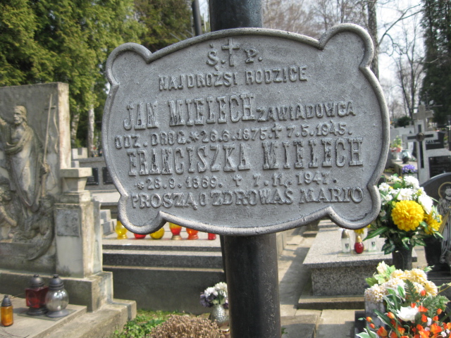 Jan Mielech 1875 Krosno - Grobonet - Wyszukiwarka osób pochowanych