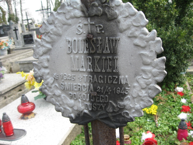 Bolesław Markiel 1925 Krosno - Grobonet - Wyszukiwarka osób pochowanych