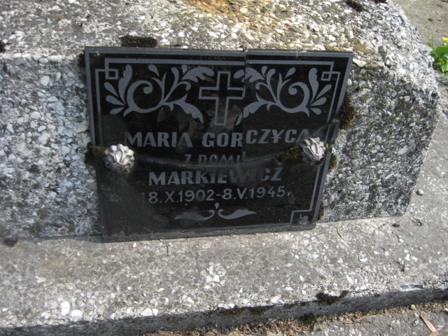 Maria Gorczyca 1902 Krosno - Grobonet - Wyszukiwarka osób pochowanych
