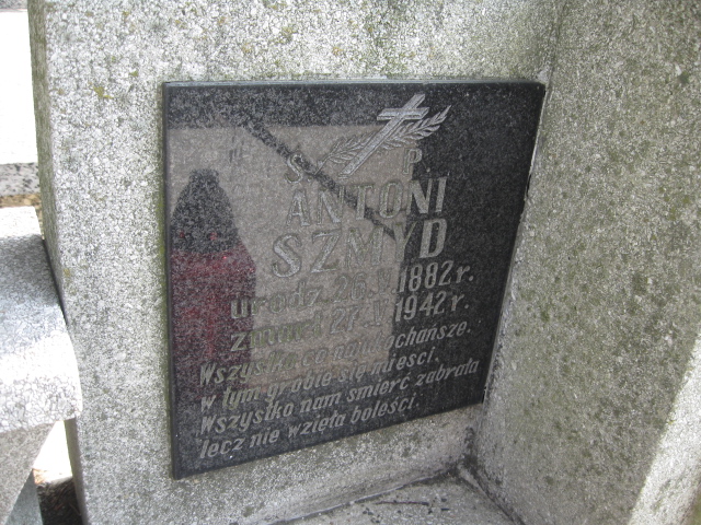 Antoni Szmyd 1882 Krosno - Grobonet - Wyszukiwarka osób pochowanych