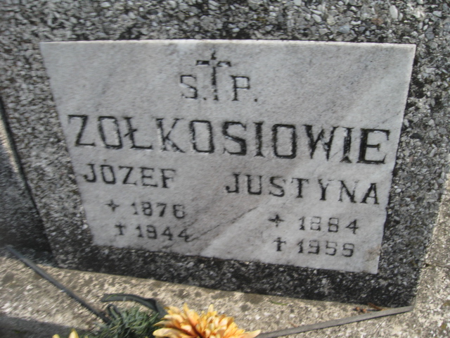 Józef Żółkoś 1876 Krosno - Grobonet - Wyszukiwarka osób pochowanych