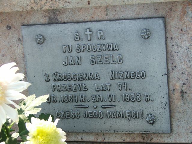 Jan Szelc 1863 Krosno - Grobonet - Wyszukiwarka osób pochowanych