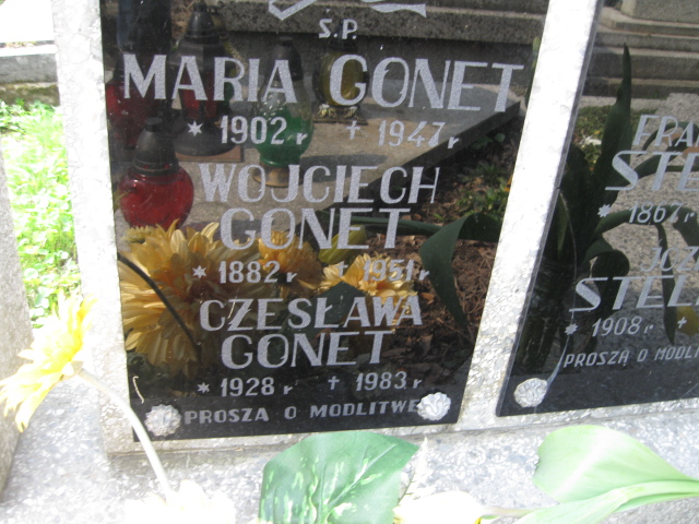 Maria Gonet 1902 Krosno - Grobonet - Wyszukiwarka osób pochowanych