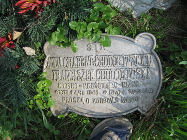 Franciszek Chodorowski 1876 Krosno - Grobonet - Wyszukiwarka osób pochowanych