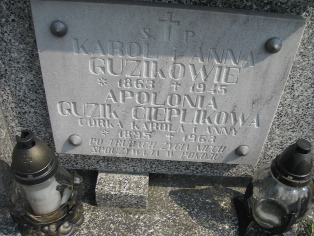 Karol Guzik 1863 Krosno - Grobonet - Wyszukiwarka osób pochowanych