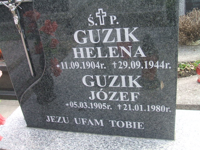 Helena Guzik 1904 Krosno - Grobonet - Wyszukiwarka osób pochowanych