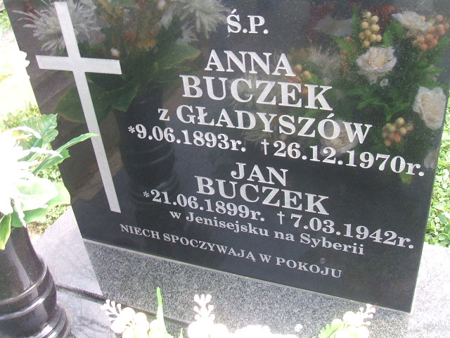Anna Buczek 1893 Krosno - Grobonet - Wyszukiwarka osób pochowanych