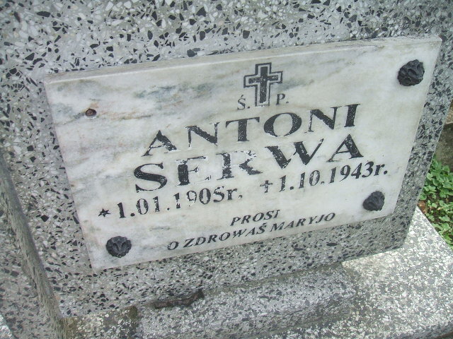 Antoni Serwa 1905 Krosno - Grobonet - Wyszukiwarka osób pochowanych