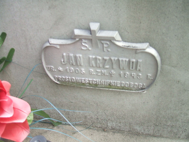 Jan Krzywda 1905 Krosno - Grobonet - Wyszukiwarka osób pochowanych
