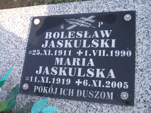 Bolesław Jaskulski 1911 Krosno - Grobonet - Wyszukiwarka osób pochowanych