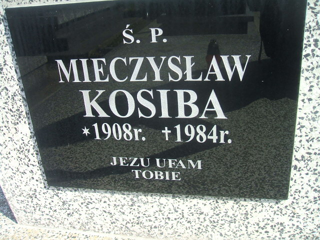 Mieczysław Kosiba 1908 Krosno - Grobonet - Wyszukiwarka osób pochowanych