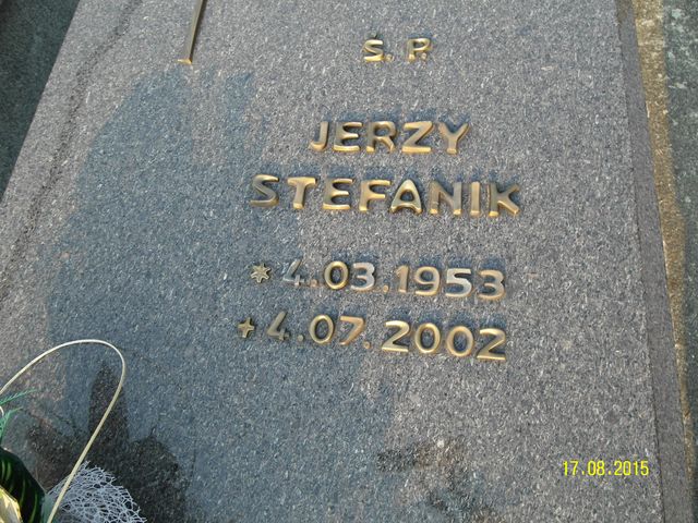 Grób Jerzy Kazimierz Stefanik
