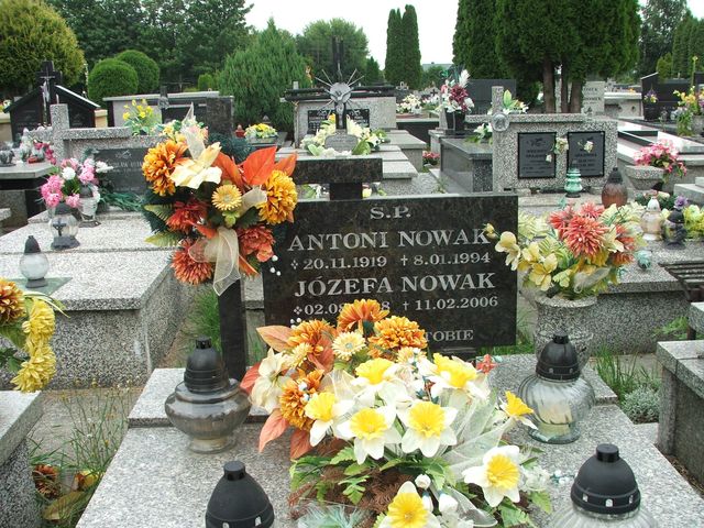 Grób Antoni Nowak