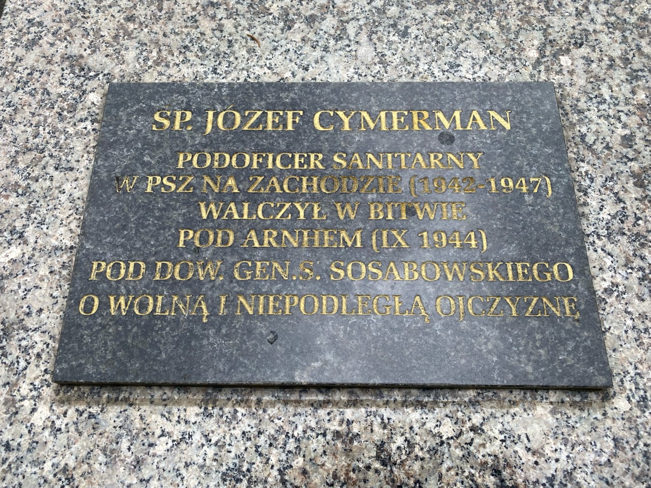 Grób Józef Cymerman
