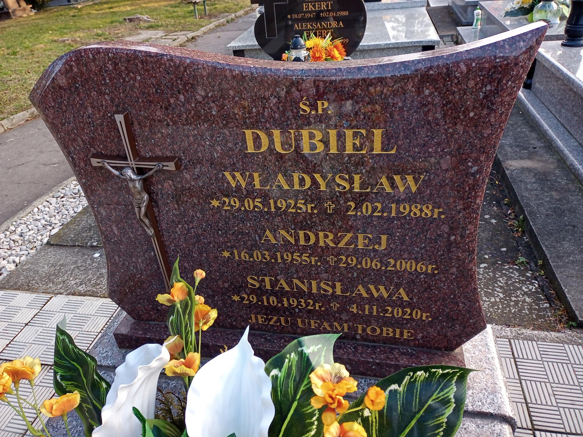 Grób Andrzej Jan Dubiel