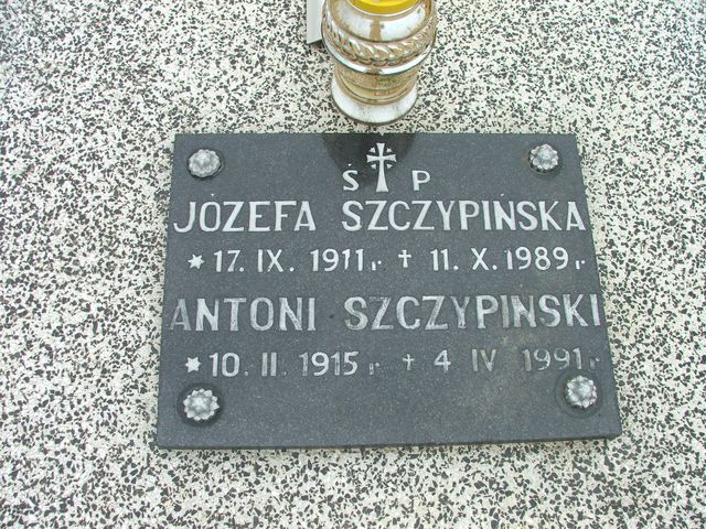 Józefa Szczypińska 1911 Krosno - Grobonet - Wyszukiwarka osób pochowanych