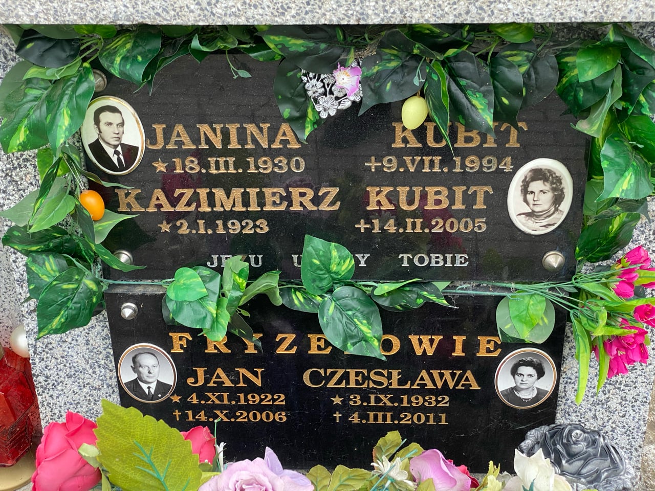 Grób Czesława Fryzeł