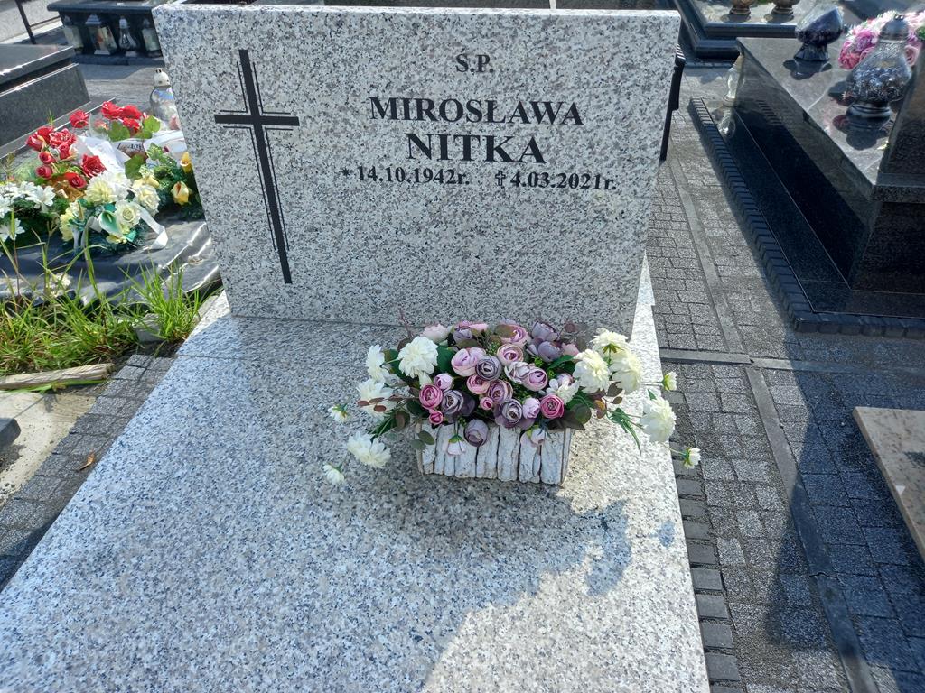 Grób Mirosława Nitka