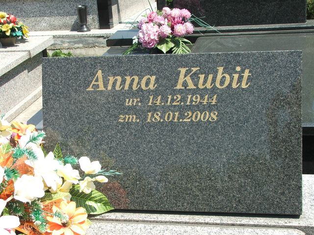 Anna Kubit 1944 Krosno - Grobonet - Wyszukiwarka osób pochowanych