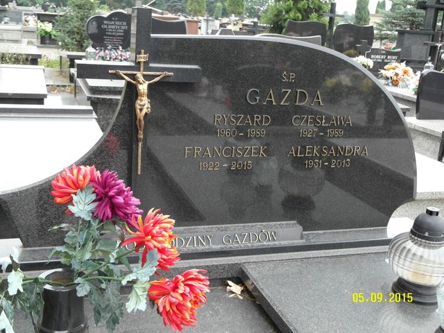 Franciszek Gazda 1921 Krosno - Grobonet - Wyszukiwarka osób pochowanych