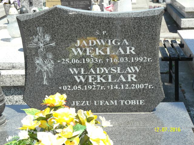 Władysław Węklar 1927 Krosno - Grobonet - Wyszukiwarka osób pochowanych