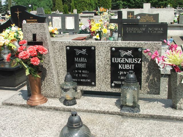 Grób Eugeniusz Kubit