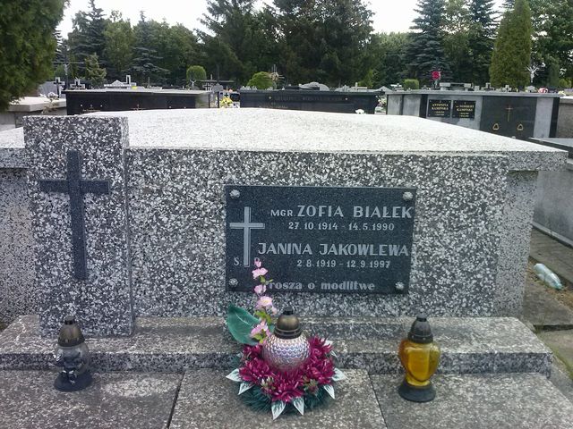 Zofia Białek 1914 Krosno - Grobonet - Wyszukiwarka osób pochowanych