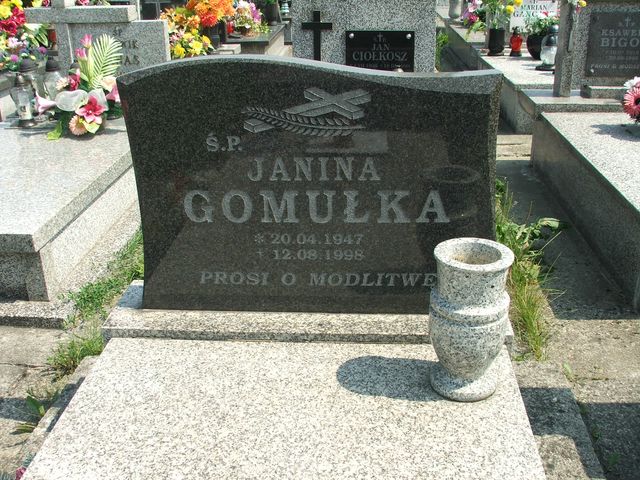 Grób Janina Gomułka
