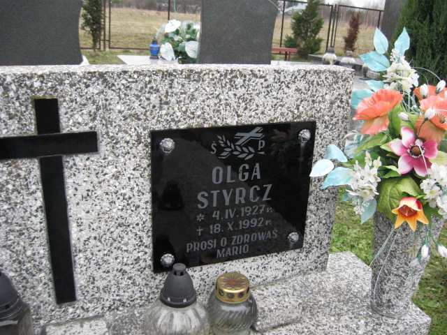 Olga Styrcz 1927 Krosno - Grobonet - Wyszukiwarka osób pochowanych