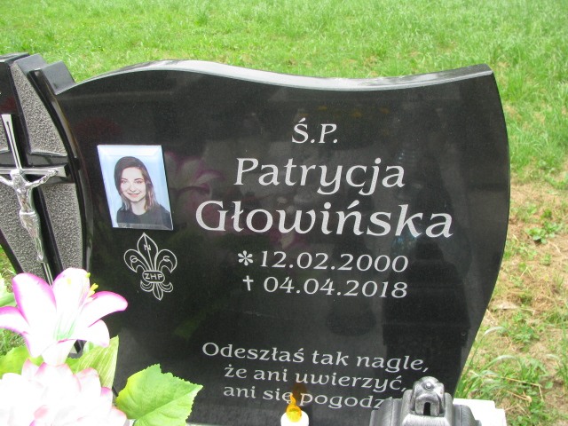 Patrycja Małgorzata Głowińska  2000 Krosno - Grobonet - Wyszukiwarka osób pochowanych