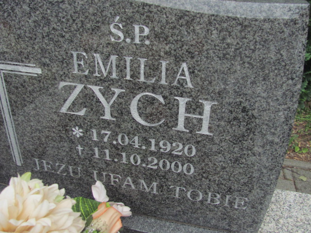 Emilia Zych 1920 Krosno - Grobonet - Wyszukiwarka osób pochowanych