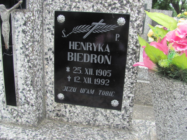 Henryka Biedroń 1905 Krosno - Grobonet - Wyszukiwarka osób pochowanych