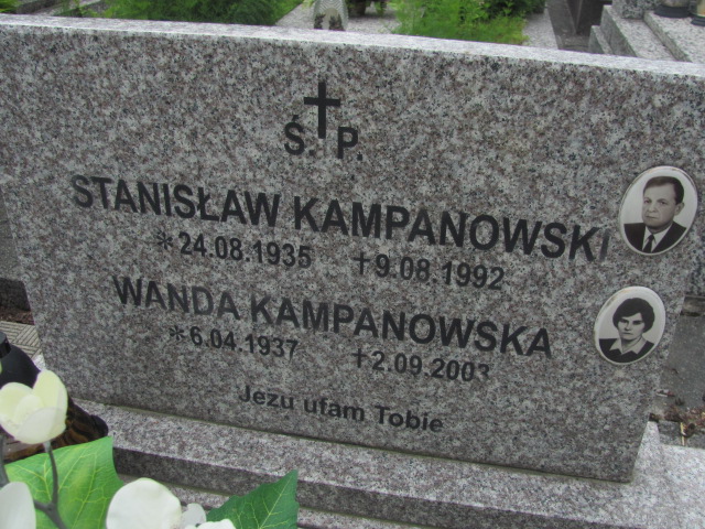 Wanda Kampanowska 1937 Krosno - Grobonet - Wyszukiwarka osób pochowanych