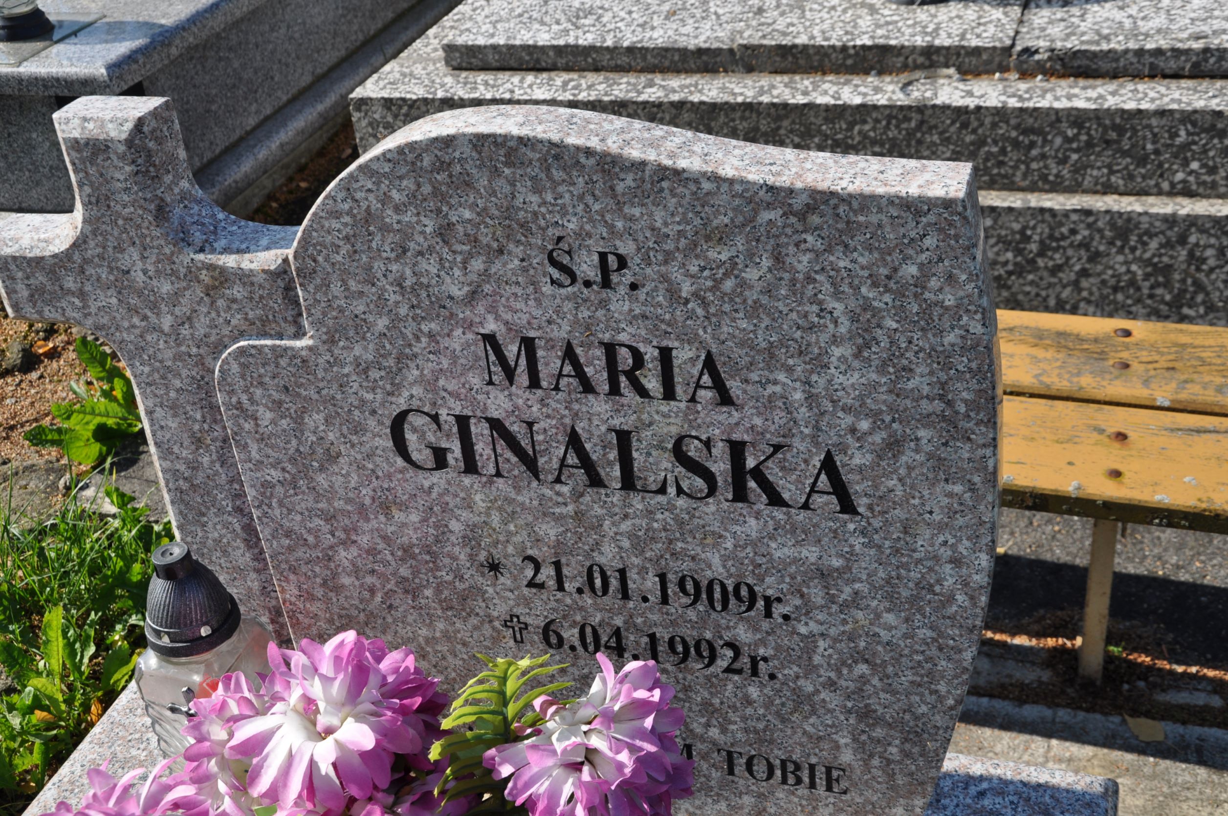 Maria Ginalska  1909 Krosno - Grobonet - Wyszukiwarka osób pochowanych