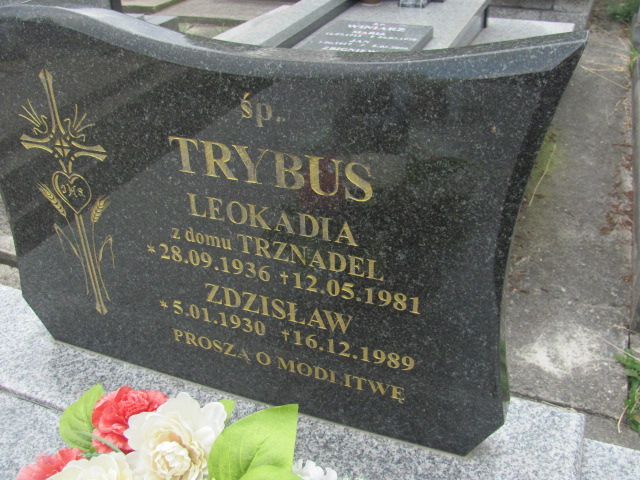 Zdzisław Trybus  1930 Krosno - Grobonet - Wyszukiwarka osób pochowanych