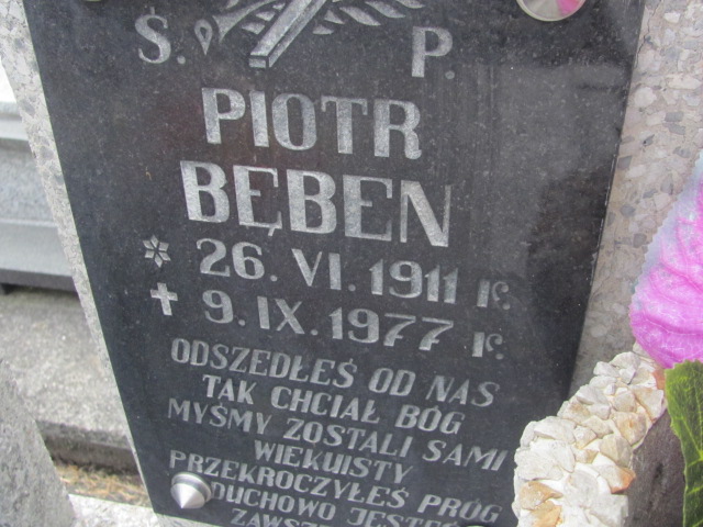 Agnieszka Bęben 1912 Krosno - Grobonet - Wyszukiwarka osób pochowanych