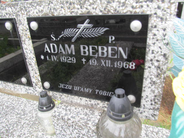 Adam Bęben 1929 Krosno - Grobonet - Wyszukiwarka osób pochowanych