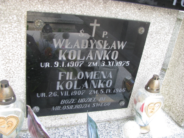 Filomena Kolanko 1907 Krosno - Grobonet - Wyszukiwarka osób pochowanych