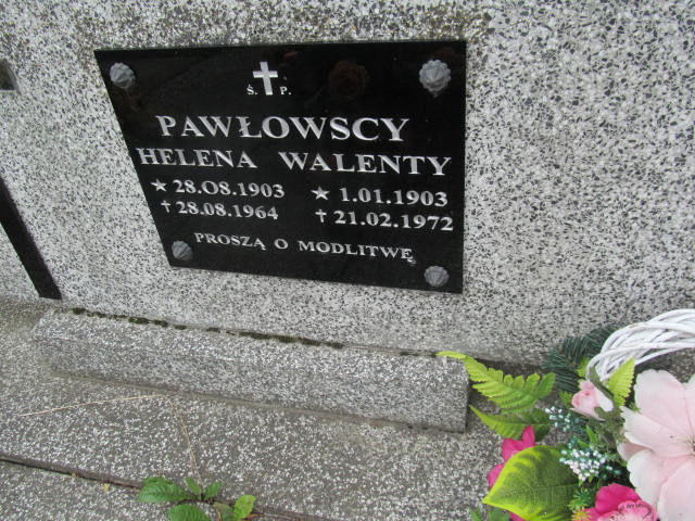 Walenty Pawłowski 1903 Krosno - Grobonet - Wyszukiwarka osób pochowanych