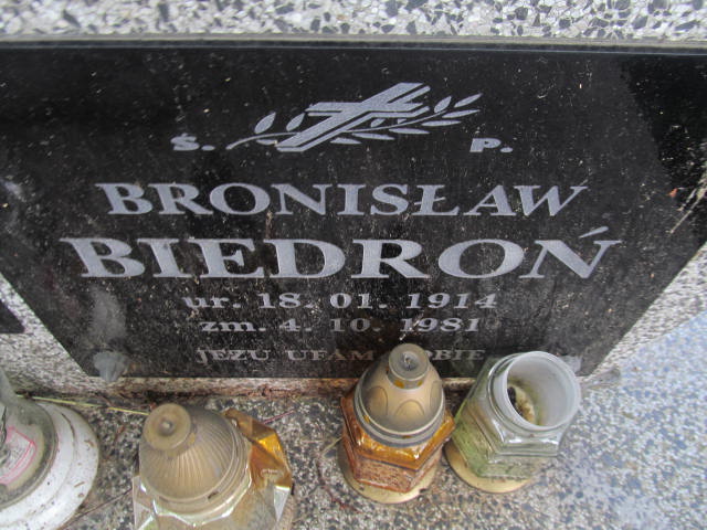 Bronisław Biedroń 1914 Krosno - Grobonet - Wyszukiwarka osób pochowanych