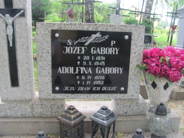 Adolfina Gabory 1898 Krosno - Grobonet - Wyszukiwarka osób pochowanych