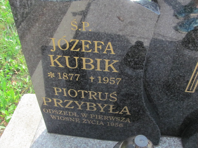 Józefa Kubik 1876 Krosno - Grobonet - Wyszukiwarka osób pochowanych